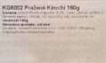 Pražené Kimchi Jongga 160g