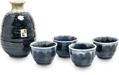 Sake set modrý (pro 4 osoby) EDO JAPAN