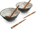 Ramen sada 2 misek Javorový list 22cm EDO JAPAN