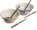Ramen sada 2 misek Shiba 20,5 cm