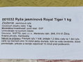 Jasmínová rýže Royal Tiger 1 kg
