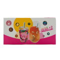 Nápoj O´s Bubble jahoda, broskev 2x480ml