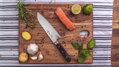 Japonský nůž Santoku TAKAYUKI 170 mm