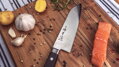 Japonský nůž Santoku TAKAYUKI 170 mm