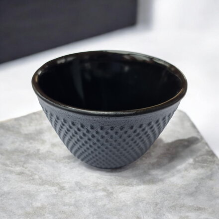 Litinová šálek Arare, černá (0,12 l)