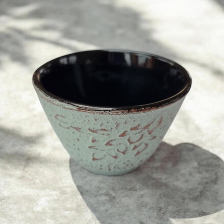 Litinová šálek Sakura, mentolová (0,06 l)