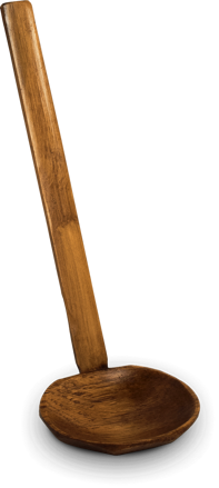 Lžíce na ramene z bambusu 18 cm