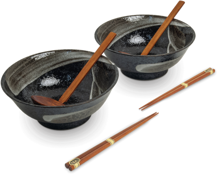 Ramen sada 2 misek Ansen 22cm EDO JAPAN