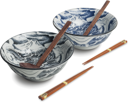 Ramen sada 2 misek Dragon 20,5 cm