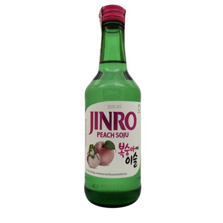 Soju JINRO s broskvovou příchutí 350ml