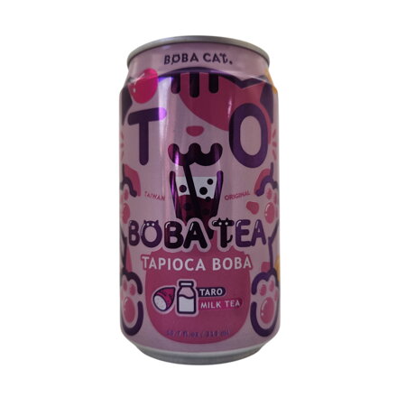 Bubble Tea mléčný čaj Taro Boba Cat 315ml