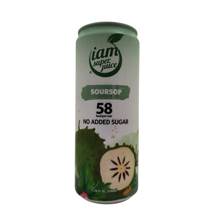 Osvěžující nápoj z gravioly IAM Soursop 330ml