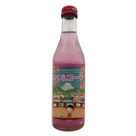 Japonská soda Sakura Cola třešňový květ 240ml