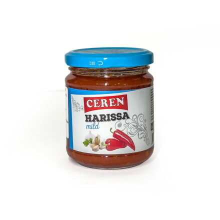 Harissa jemná pálivá pepřová omáčka 190g
