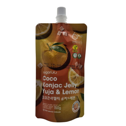 Konjakové želé Yuzu a Citron Sugarlolo 150g