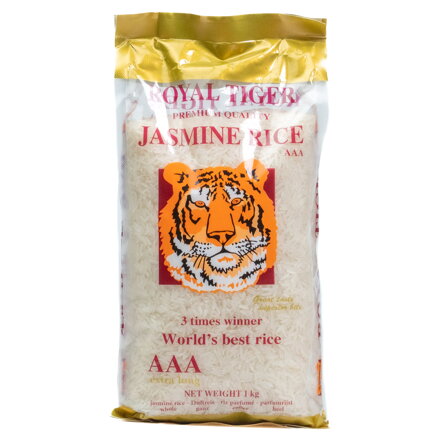 Jasmínová rýže Royal Tiger 1 kg