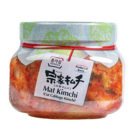Kimči z nakrájeného zelí Jongga - láhev 400g
