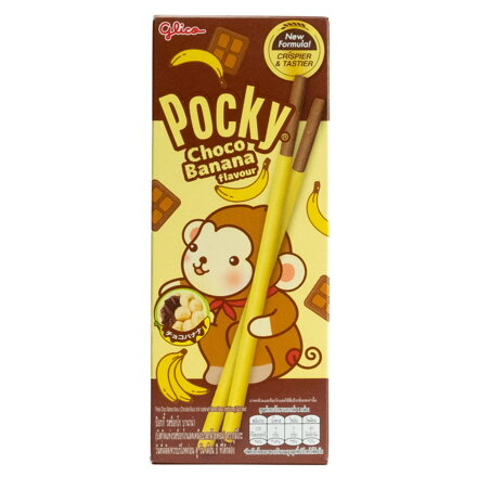 Čokoládovo-banánové tyčinky Pocky GLICO 25g
