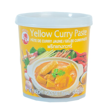 Kari pasta žlutá Cock Brand 400g