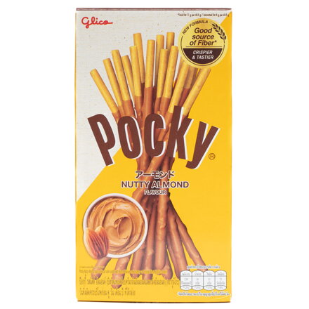 Tyčinky Pocky mandlový krém v čokoládě GLICO 39g