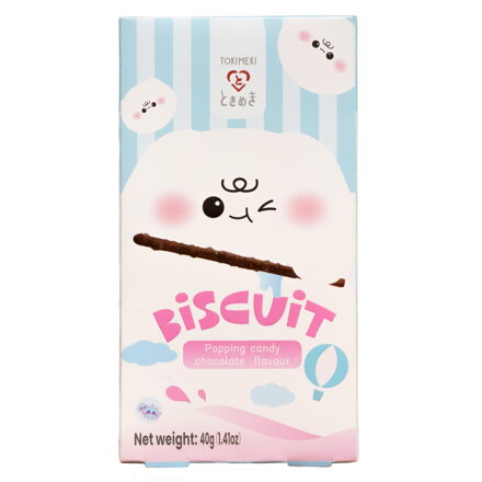 Poppingové tyčinky čokoládové TOKIMEKI 40g