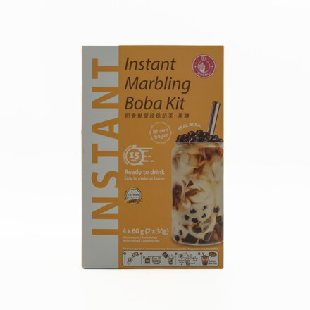 Sada Bubble tea hnědý cukr 4ks-240g
