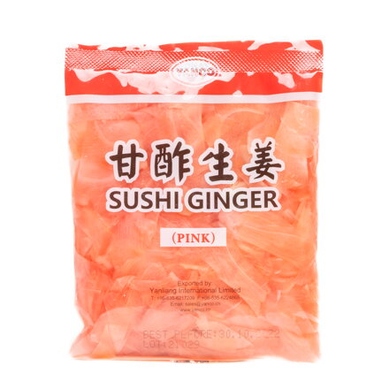 Růžový zázvor na sushi 150g