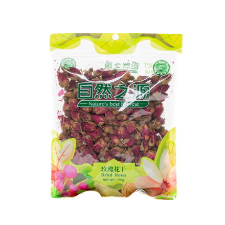 Sušené květy růží 100g