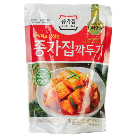Ředkvička kimči nakrájená na plátky Chongga 500g