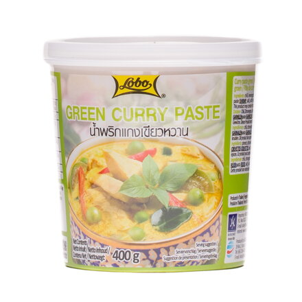 Zelená kari pasta LOBO 400g