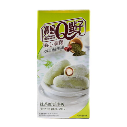 Rýžové koláčky Mochi zel. čaj a červené fazole 150g