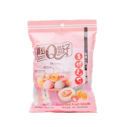 Rýžové koláčky Mochi mix ovoce 120g