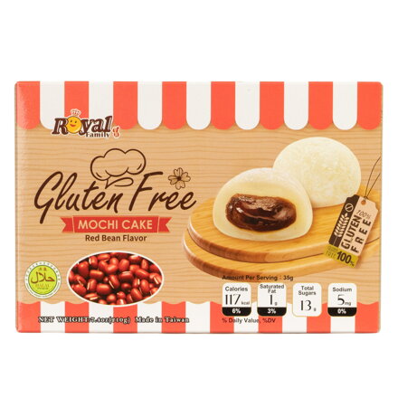 Rýžové koláčky Mochi červené fazole bez lepku 210g