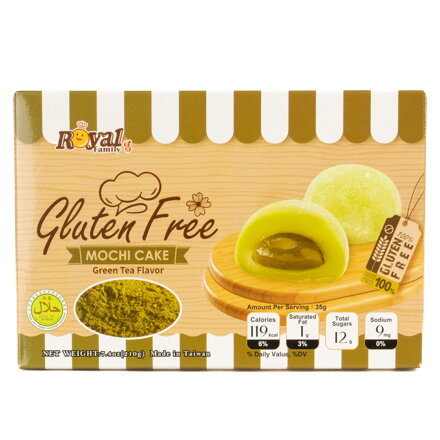 Rýžové koláčky Mochi zelený čaj bez lepku 210g