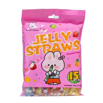 Želé tyčinky 15ks 5 příchutí SweetMellow 300g