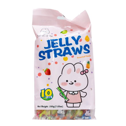 Želé tyčinky 10ks 4 příchutě SweetMellow 200g
