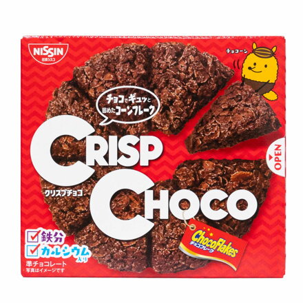 Nissin křupavé čokoládové vločky 72g