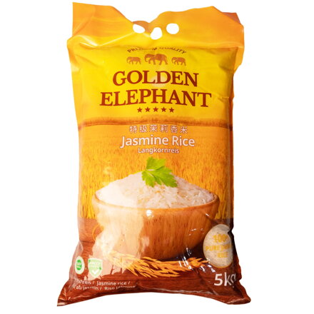 Jasmínová rýže Golden Elephant 5kg