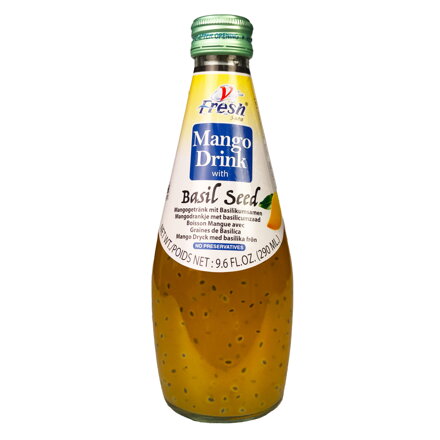 V-Fresh nápoj z manga a bazalkových semínek 290ml