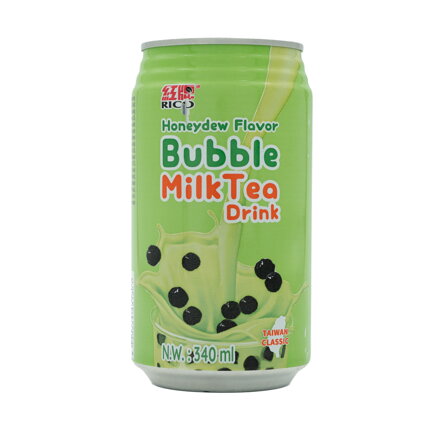 Bubble Tea mléčný čaj s melounovou příchutí 340ml