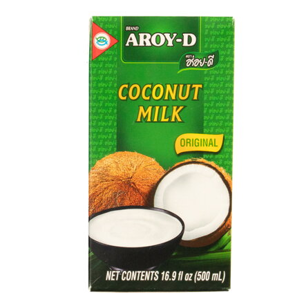 Kokosové mléko Aroy-D 500ml