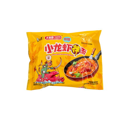 Nudle s příchutí raka BAIXIANG 113 g