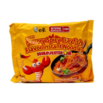 Nudle s příchutí raka BAIXIANG 113 g Nudle s příchutí raka BAIXIANG 113 g