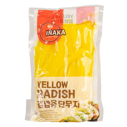 Žlutá ředkev nakrájená na plátky na sushi 350g