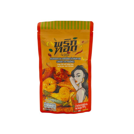 Čili snack s kešu oříšky s příchutí Tom Yum 100g