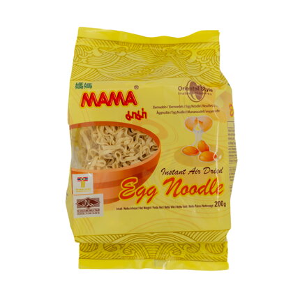 Vaječné instantní nudle MAMA 200g