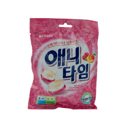 Anytime xylitol švestka-broskev Lotte 60g