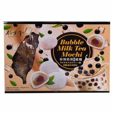 Rýžové koláčky Mochi Bubble Tea milk 240g