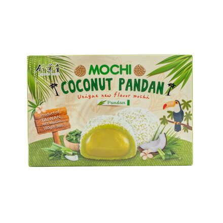 Koláčky rýžové Mochi kokos pandán 180g