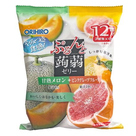 ORIHIRO želé s příchutí melounu a grapefruitu 240g